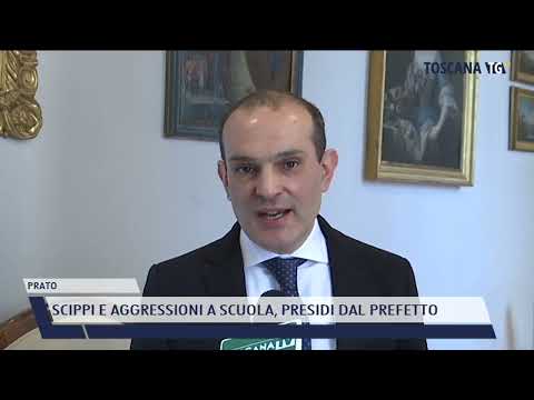 2022-01-25 PRATO - SCIPPI E AGGRESSIONI A SCUOLA, PRESIDI DAL PREFETTO