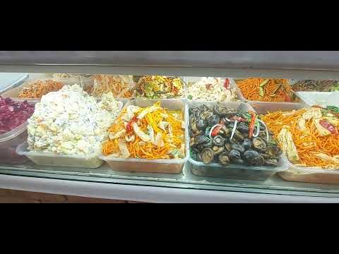 walking in osh bazaar, bishkek