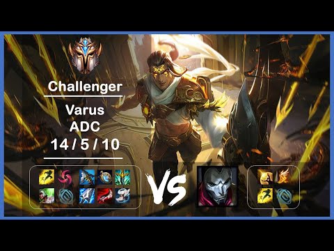 KR Challenger Replays ADC Varus vs Jhin Ep.4118