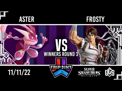 Tripoint Smash 167  -  Winners Round 3  -  Aster(Greninja) Vs. Frosty(Richter)