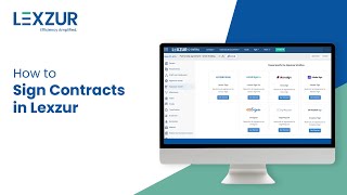 How To Sign Contracts | LEXZUR