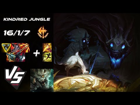 JUNGLE Kindred vs Rengar - NA Challenger Patch 25.21