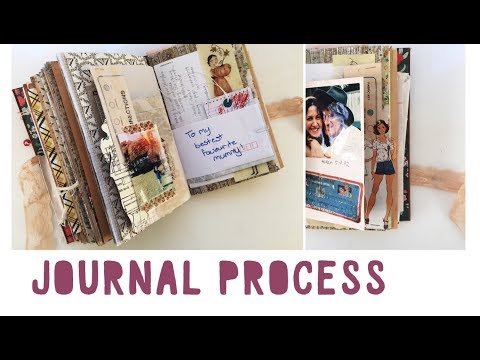 junk journal with me  process video ideas tips