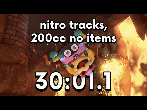 mk8dx - nitro tracks 200cc no items in 30:01.1