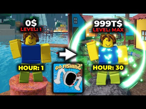 GO FISHING 🐟 MAX LEVEL IN 30 HOURS 🔥 NOOB TO MASTER (F2P)