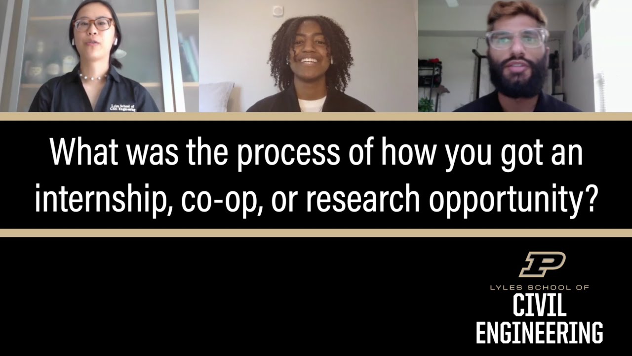What was the process of how you got an internship, co-op, or research opportunity?
