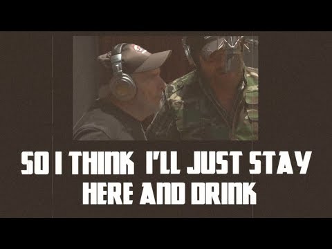 Hank Williams Jr. - I Think I'll Just Stay Here and Drink (feat. Merle Haggard) - Lyric Video