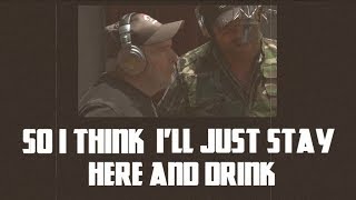 Hank Williams Jr. - I Think I&#39;ll Just Stay Here and Drink (feat. Merle Haggard) - Lyric Video