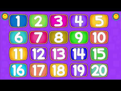 Aprenda de 1 a 20 | Video Educativo Infantil | Números Para Crianças Aprender