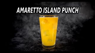 Tropical Paradise in a Glass – Amaretto Island Punch Cocktail