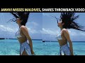 Watch Bikini Clad Janhvi Kapoor Nails The Wet Hair Flip Like A Pro