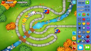 Two super monkeys vs one regrow ceramic… - btd6