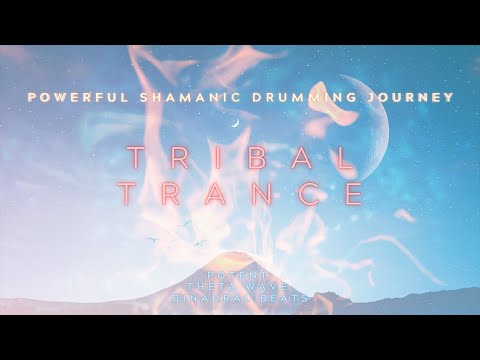 POWERFUL DEEP Tribal Trance Shamanic Drumming with 6hz THETA Waves
