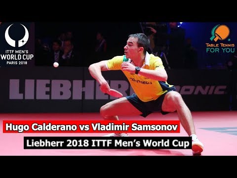 Hugo Calderano vs Vladimir Samsonov I 2018 ITTF Men's World Cup I Full Match