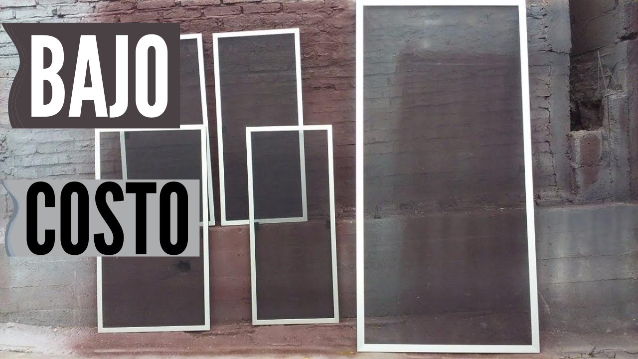 COMO HACER UN MOSQUITERO / COMO HACER MOSQUITERO PARA VENTANA DE MADERA / MOSQUITERO FÁCIL Y RÁPIDO