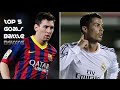 Messi vs Ronaldo ● Top 5 Goals Battle ● 2014/15