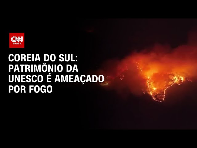 Patrimônio mundial da Unesco é atingido por fogo na Coreia do Sul | CNN PRIME TIME