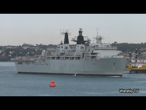 LOOKING BACK: ON THIS DAY - HMS ALBION LEAVES DEVONPORT AT DEVILS POINT 18-7-22
