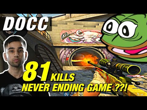 D0cC WTF overpass game (81 kills) "1 fast game before bed"🤣CSGO D0cC POV