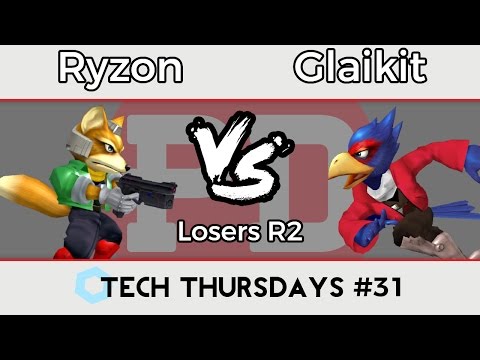 Tech Thursdays #31 Glaikit (Falco) Vs Ryzon (Fox) Melee Losers Round 2