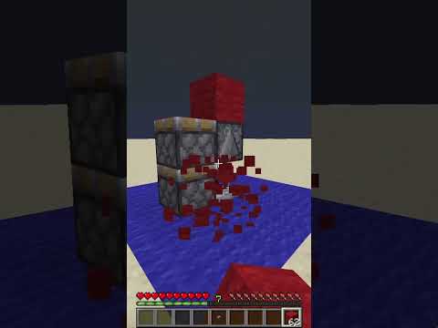 Minecraft Bedrock Double Piston Extenders Horizontal Vertical Tutorial