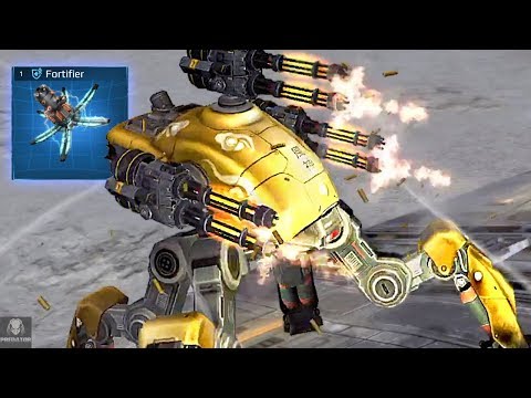 MAX Fortified Fujin Hunting Down Robots - Strengthened Fortress Destruction | WR