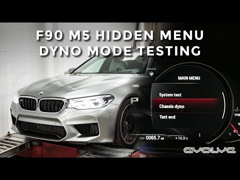 F90 M5 Testing the Hidden Menu Dyno Mode