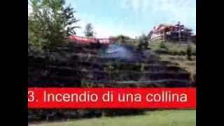 preview picture of video 'Casatenovo incendio collina'