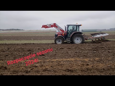 Pierwsza orka / Massey Ferguson 5709 M Dyna 4 & Kverneland / Rozpoczęcie sezonu 2024!