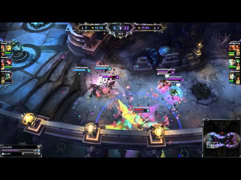 Challenger Ap tristana shows how to teamfight with Ap tristana