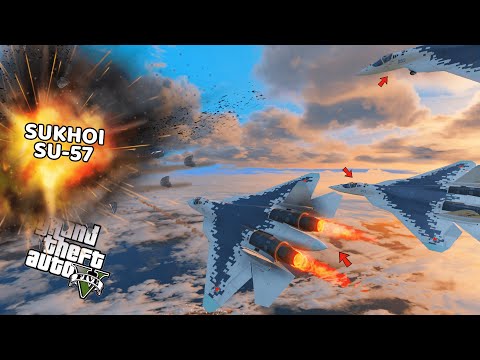 MISI MENCURI PESAWAT MILITER - GTA 5 MOD