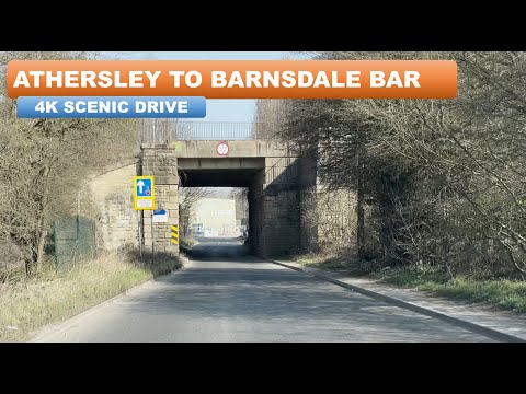 4K Scenic Drive - Athersley to A1 Barnsdale Bar - No Commentary