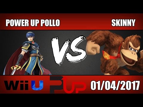 PowerUp | Pollo (Marth) vs. Skinny (Donkey Kong) - Wii U Losers Finals - SOS