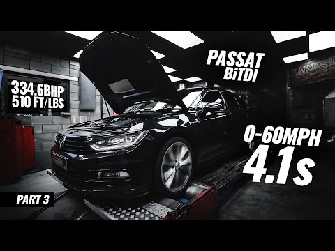 334.6bhp & 510ft/lbs FASTEST Passat 2.0 BiTDI CUAA??? 0-60MPH = 4.1s