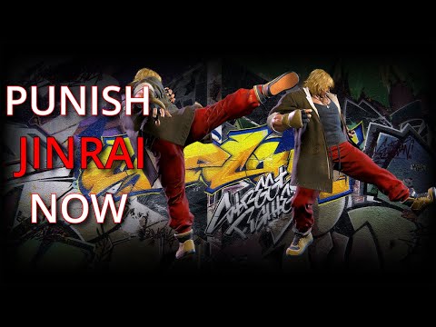 Understanding And Punishing Ken's Jinrai Kick in SF6