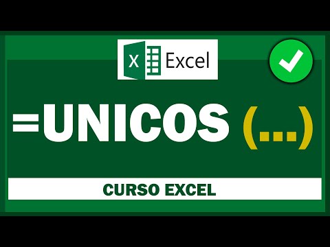 Función ÚNICOS en Excel (Valores únicos, quitar duplicados)