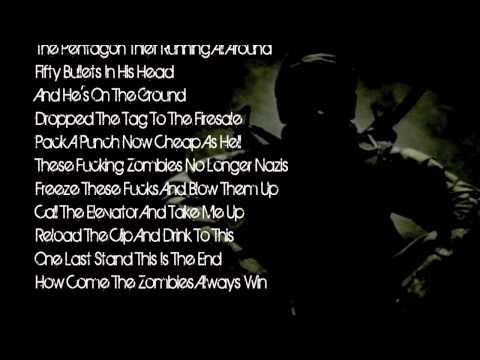ZOMBIES Pt. 2 - BORDERLINE DISASTER - CALL OF DUTY BLACK OPS RAP
