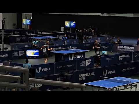 Kirill Fadeev vs Maksim Grebnev | Men's Singles QF | Rhine-Ruhr 2025 FISU World University Games