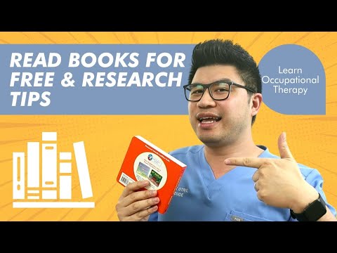 Read Books (and Listen to Audiobooks) for Free | Research Tips for Occupational Therapy | OT DUDE