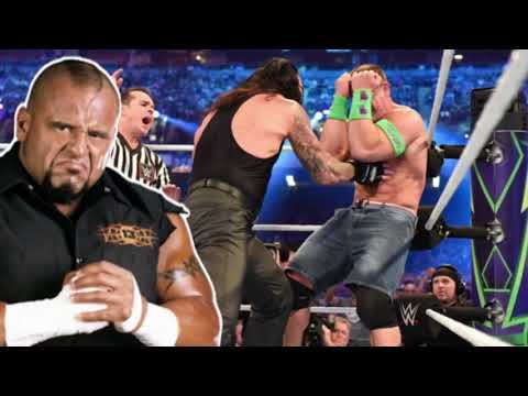 Tazz On Undertaker Squashing John Cena at Wrestlemania 34