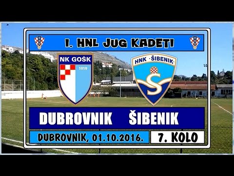 NAŠI TIĆI 141: GOŠK DUBROVNIK 1919 - ŠIBENIK, 01.10.2016.