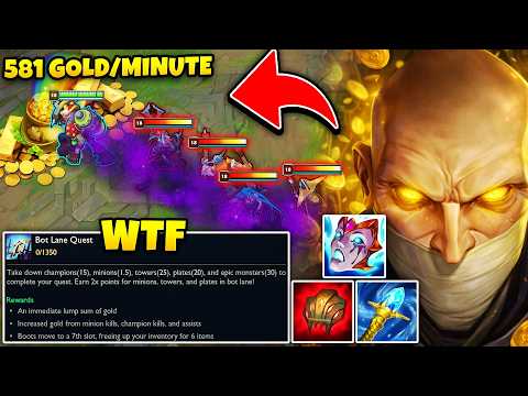 How I achieved 581 gold per minute with this genius Singed tactic (FILTHY RICH BUILD)