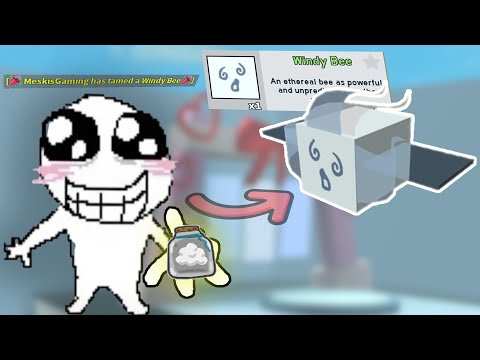 I FINALLY Got Windy Bee! - Bee Swarm Simulator