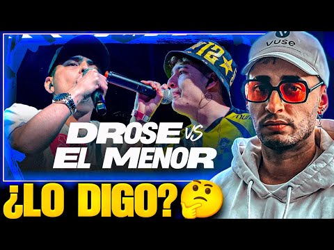 Or am I not saying it? 🤔 BLON reacts to EL MENOR vs DROSE in FMS