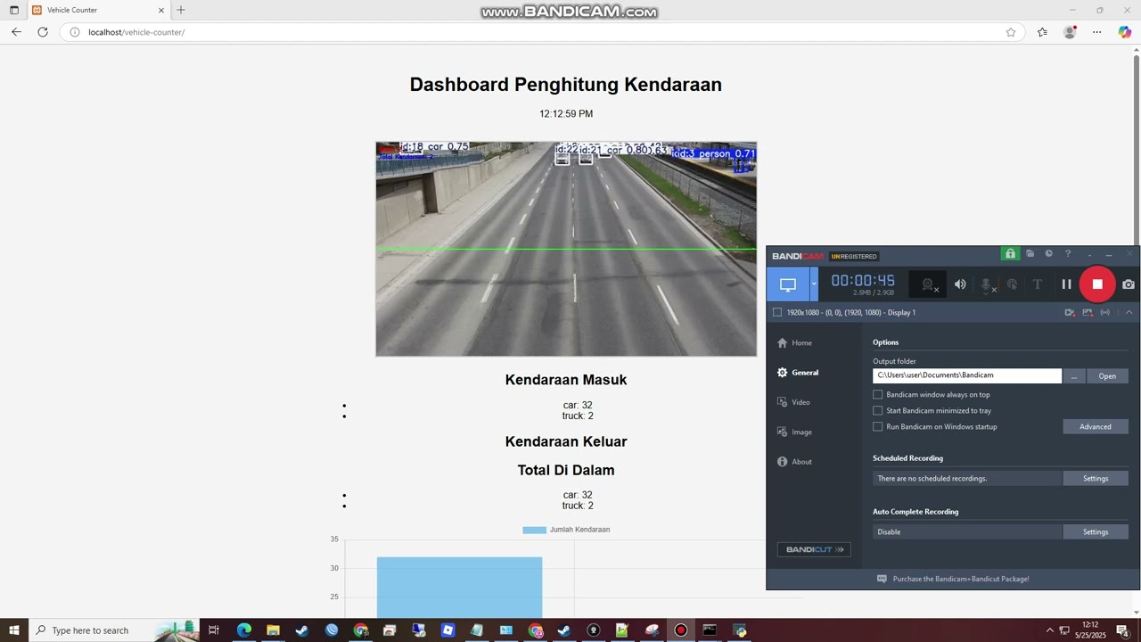 Aplikasi Desktop - Aplikasi Penghitung Kendaraan/Orang - 2
