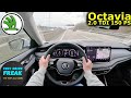 2025 Skoda Octavia Combi 2 0 TDI 150 PS Top Speed POV Drive No Speed Limit On German Autobahn