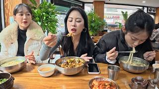 추운 날 뜨거운 칼국수를 처음 먹어 본 베트남 동생들! 이렇게 잘 먹는다고?