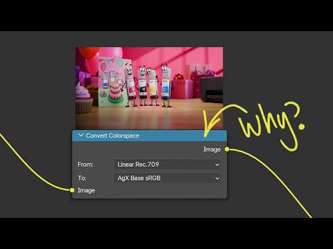 Colorspace Transform in Blender 3D's Compositor