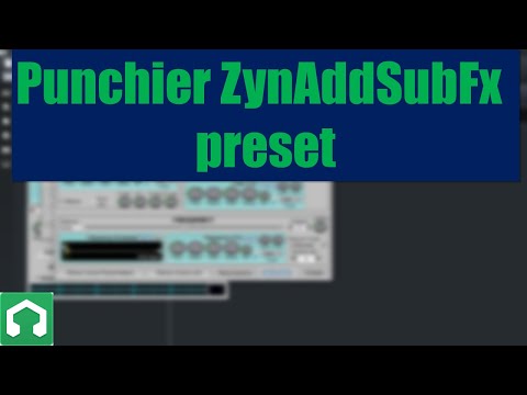 3 ways to make your ZynAddSubFx presets clicky/punchier