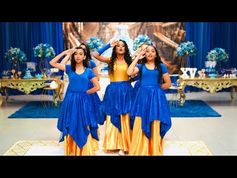 Coreografia gospel 15 anos da Rilary!😍Dias de Guerra/Jericó Vai Cair❤️‍🔥